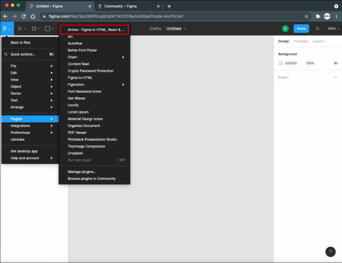 1713559726 154 How to export code in Figma