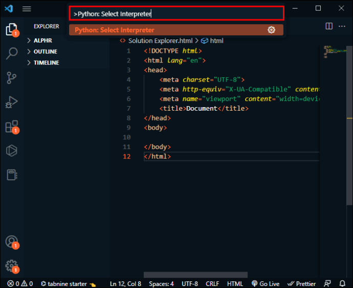 1713634599 978 How to change the Python interpreter in VS Code
