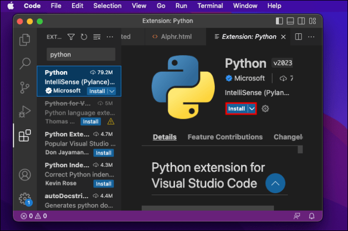 1713634604 459 How to change the Python interpreter in VS Code