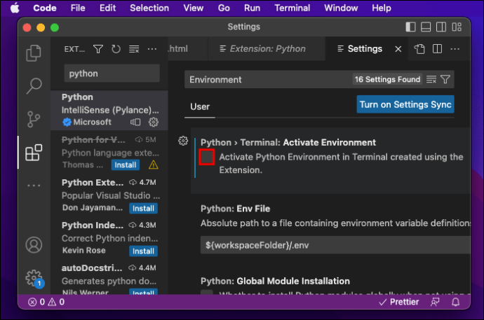 1713634606 250 How to change the Python interpreter in VS Code