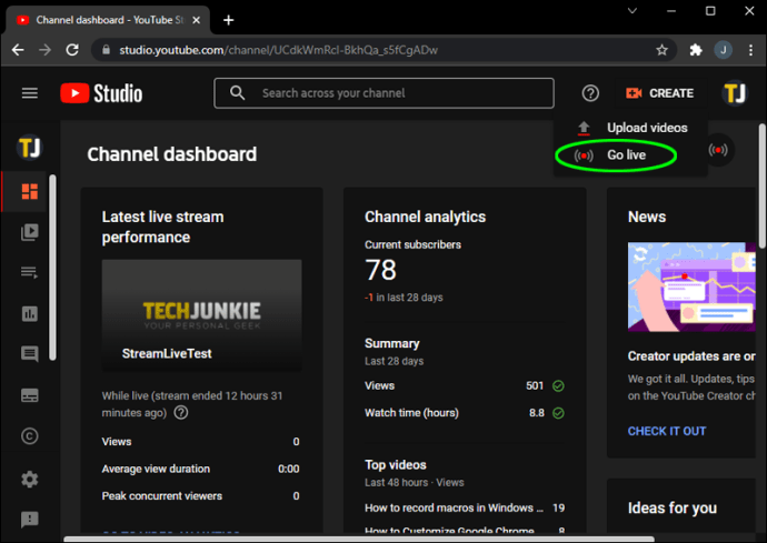 1714040698 422 How to go live on YouTube