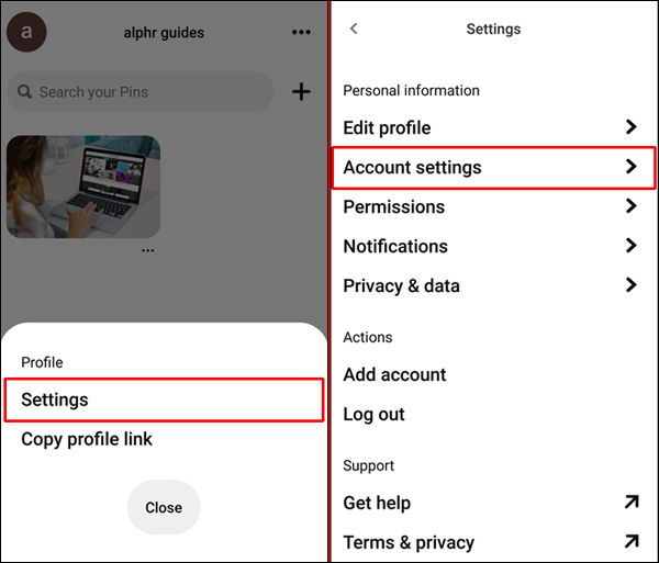 1714154446 302 How to delete a Pinterest account permanently