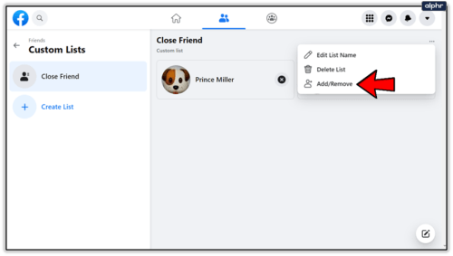 1714258117 876 How to edit friend lists on Facebook