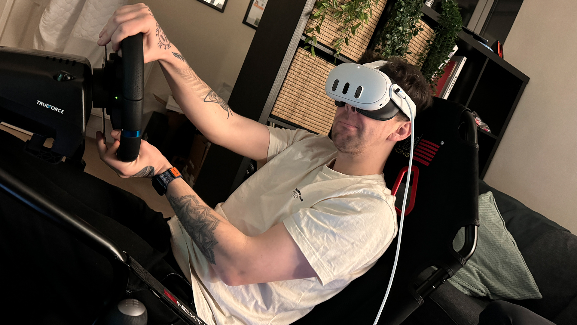 Simulation racing in virtual reality