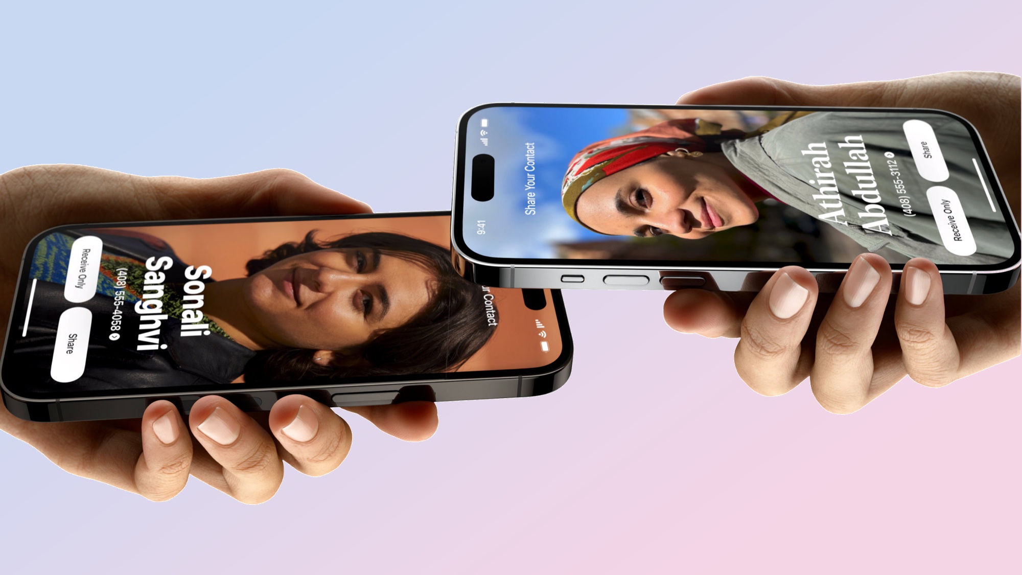 Share contacts using AirDrop in iOS 17
