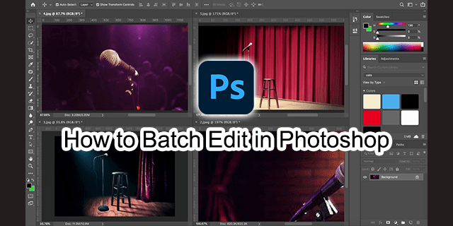 How to batch edit in Photoshop