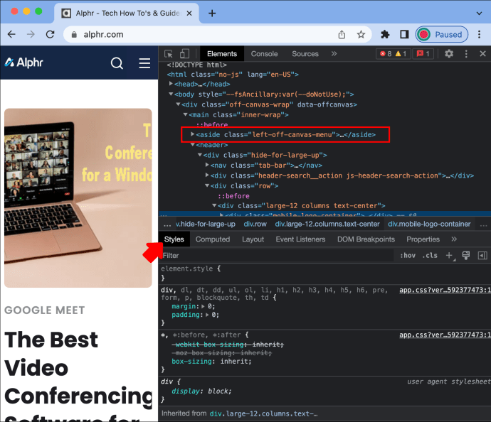 1714597220 185 How to view HTML code in Chrome