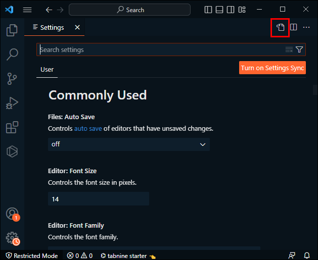 1715251023 545 How to open Settingsjson in VS Code