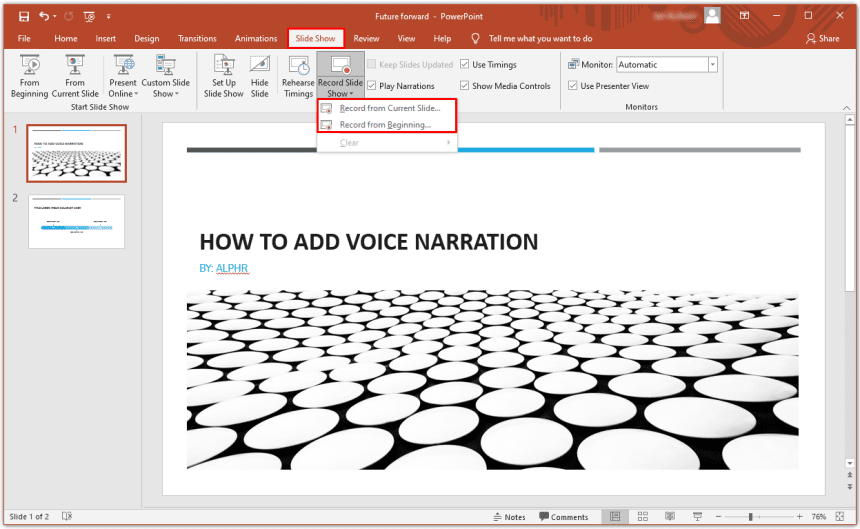 1716246775 How to Add Voice Narration to a PowerPoint