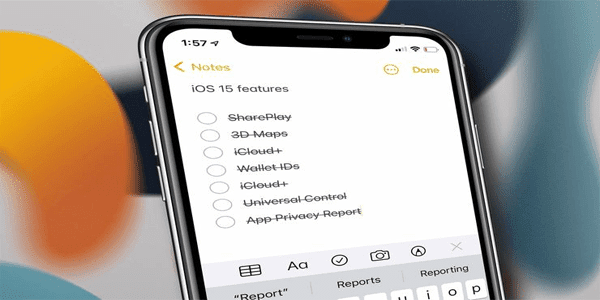 How to make bullet points in Apple Notes