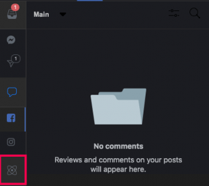 How to send a message from a Facebook page