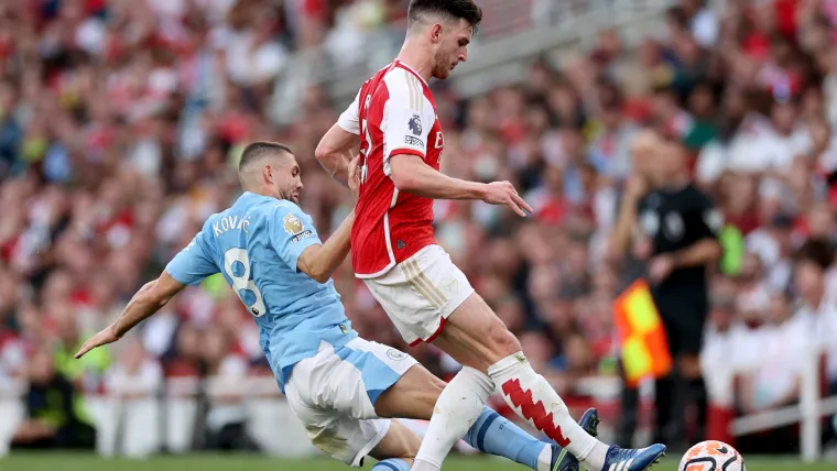 Mateo Kovacic and Declan Rice Mateo Kovacic and Declan Rice