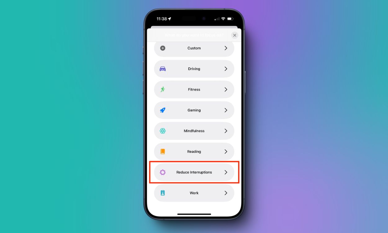 Peak Focus Mode Minimize Interruptions on iPhone iOS 18