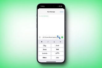 Using Text Effects on iPhone with iOS 18