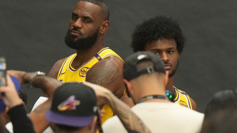 LeBron James Discusses Preseason Experience with Son Bronny
