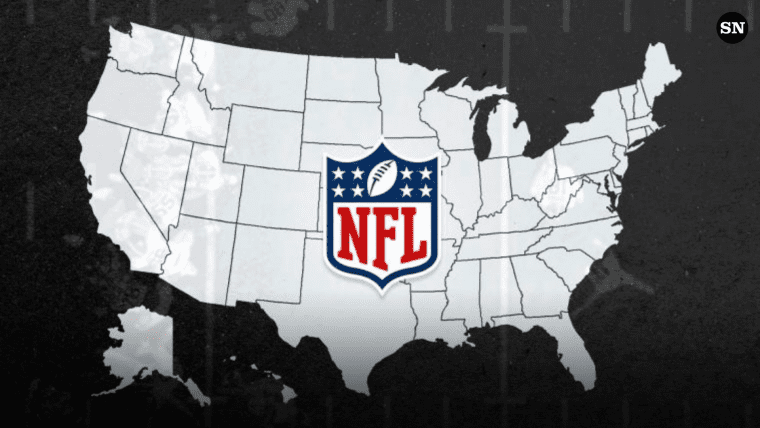 Week 7 NFL Broadcast Schedule CBS and Fox Coverage Map