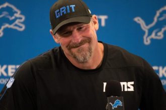 Dan Campbells Spouse Shares Captivating Social Media Update on Lions