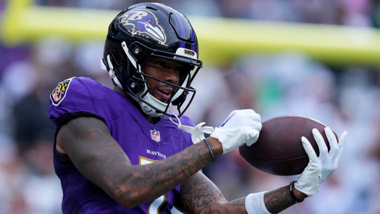 Ravens WR Rashod Bateman Injury Status and Availability for Steelers