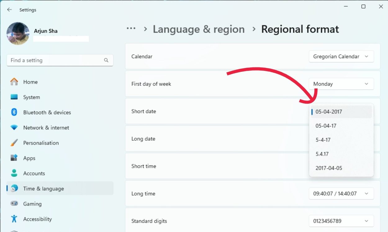 Step by Step Guide to Modifying Date Formats in Windows 11