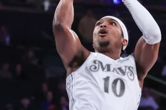 Undrafted Player Shines in Career Defining Performance for Mavericks in Play In.webp