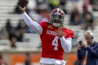 Jalen Milroe Surprises with Unexpectedly High Ranking Among NFL Backup.webp