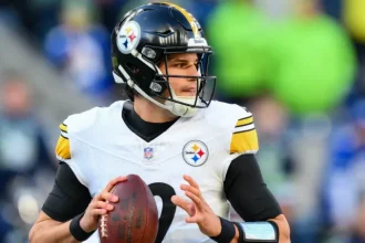 Exploring the Mason Rudolph Myles Garrett Helmet Clash Steelers Backup QB.webp