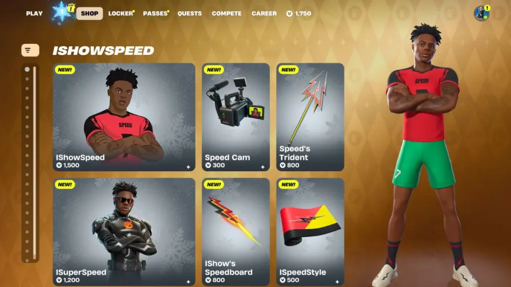 Unlocking the IShowSpeed Icon Skin in Fortnite A Complete Guide