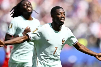 Dembele Scores Lightning Fast Hat Trick Making World Cup History