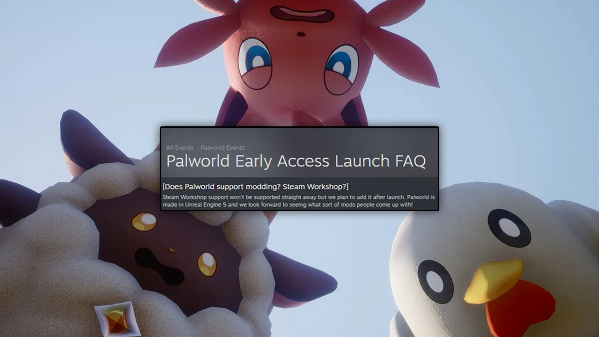 palworld-truy cập sớm-mod-FAQ