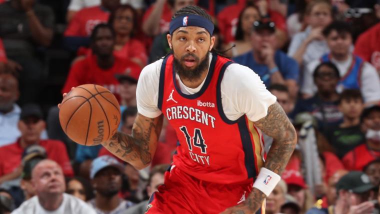 Brandon Ingram Vang mat tai Pelicans Minicamp